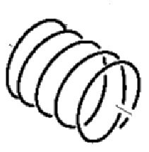 Пружина стиснення 55 Makita HR5001C фото 1 — rotorua.com.ua