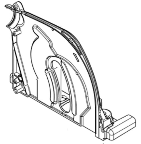Корпус диска фрезера-пазоріза Makita CA5000 фото 1 &mdash; rotorua.com.ua