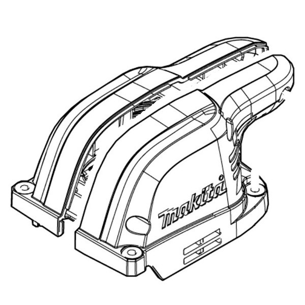 Корпус двигателя аккумуляторного кустореза Makita DUN500W &mdash; rotorua.com.ua