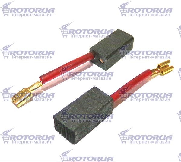 Угольные графитные щетки 6х8 клема аналог Sparky 153057 — rotorua.com.ua
