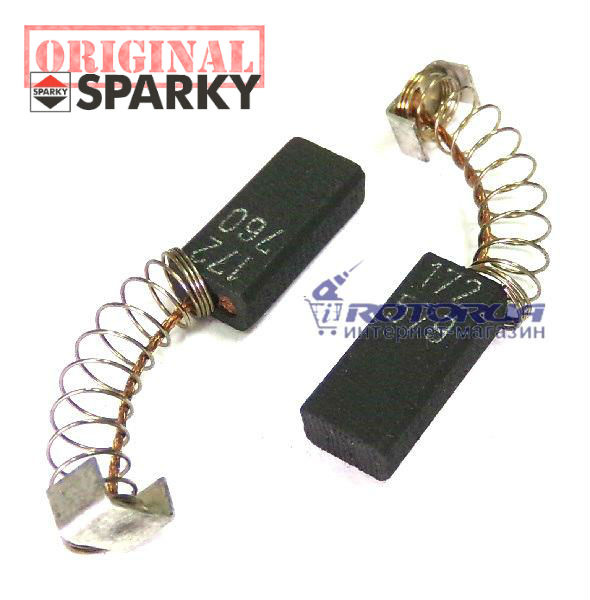 Вугільні графітні щітки Sparky 5х8 h18 п-подібний п'ятак &mdash; rotorua.com.ua