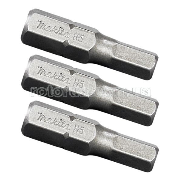 Бита H5,0x25 мм Makita 3 шт &mdash; rotorua.com.ua