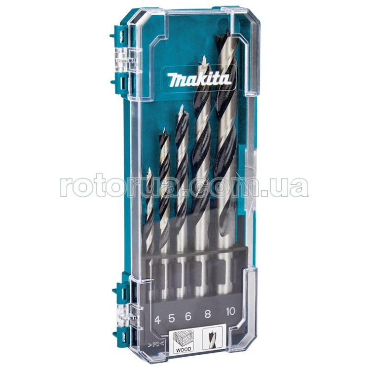 Набір свердел по дереву Makita 5 шт D-72861 &mdash; rotorua.com.ua