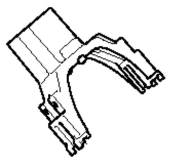 Передня опора якоря тримера Makita UR2300, UR3500 фото 1 &mdash; rotorua.com.ua