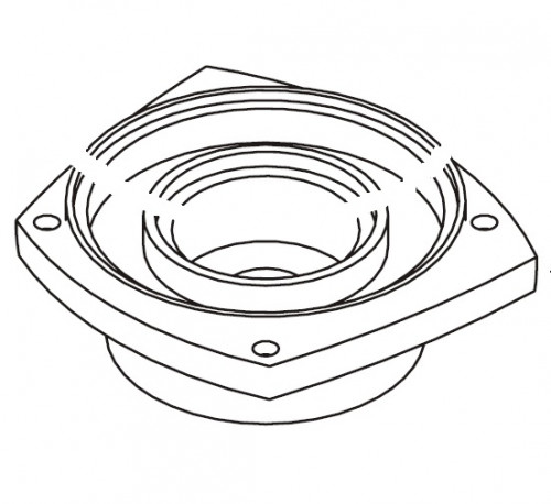 Фланец корпуса редуктора болгарки Sparky M 902A фото 1 — rotorua.com.ua