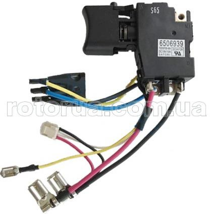 Кнопка TG553FSB-4BH аккумуляторного шуруповерта Makita DHP444, DDF454 — rotorua.com.ua