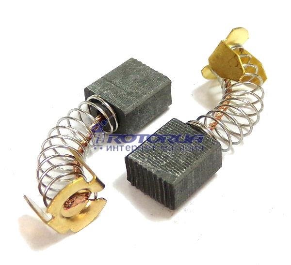 Вугільні графітні щітки 6х10 п-подібний п'ятак DWT 125 — rotorua.com.ua