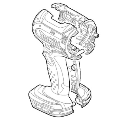 Корпус шуруповерта Makita BDF442 фото 1 &mdash; rotorua.com.ua