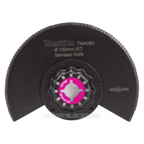 Пиляльний диск 100 мм BiM до мультитулу Makita по лінолеуму та гумі фото 1 — rotorua.com.ua