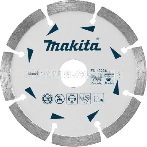 Алмазний диск по бетону Makita 230x2,4x7x22,23 D-52788 фото 1 &mdash; rotorua.com.ua