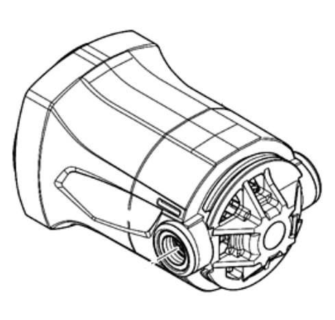 Корпус двигателя болгарки Makita M9002, M9003 фото 1 — rotorua.com.ua