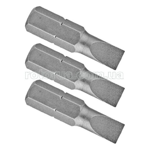 Бита SL1,2x6,5х25 мм Makita 3 шт фото 1 &mdash; rotorua.com.ua