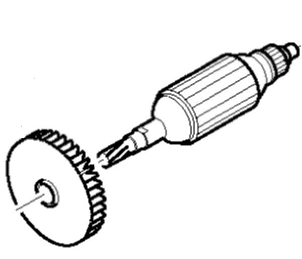 Якорь дисковой пилы Makita 4131 &mdash; rotorua.com.ua