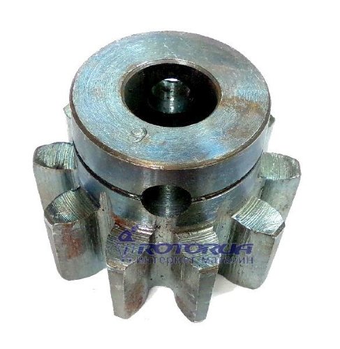 Шестерня бетономешалки D19х60 H44 Z10 фото 1 — rotorua.com.ua