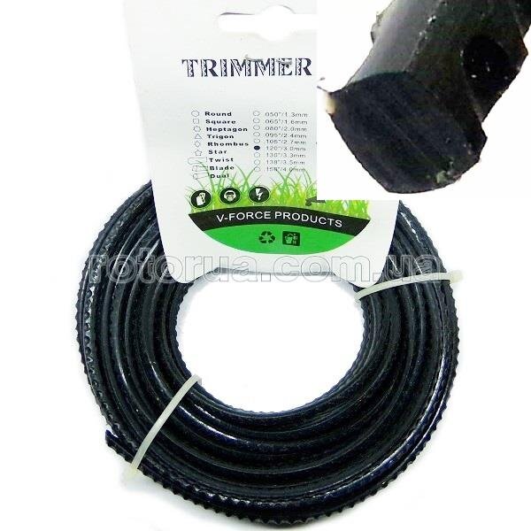 Лісочка струна косильна для тримера 3,0 мм 12 м blade — rotorua.com.ua