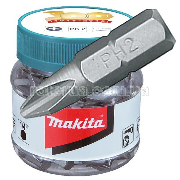 Бита PH2х25 мм Makita 100 шт &mdash; rotorua.com.ua