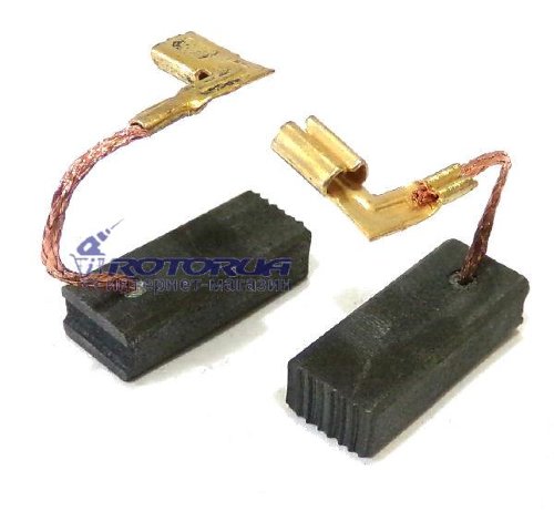 Вугільні графітні щітки 5х8 бічна клема фото 1 — rotorua.com.ua