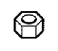 ШЕСТИГРАННАЯ ГАЙКА М10-17 MAKITA фото 1 — rotorua.com.ua