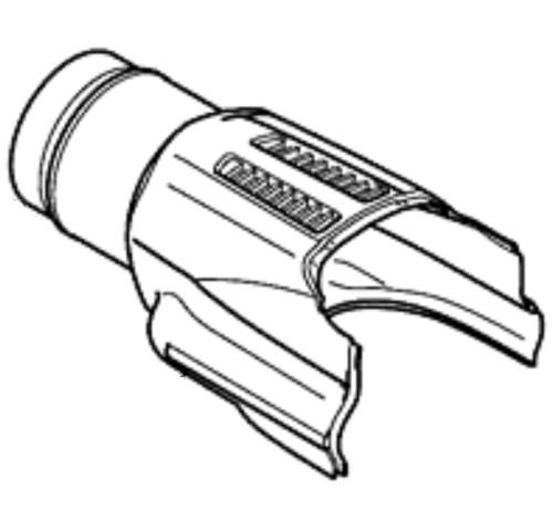 Кришка корпусу ствола перфоратора Makita HR3541FC фото 1 &mdash; rotorua.com.ua