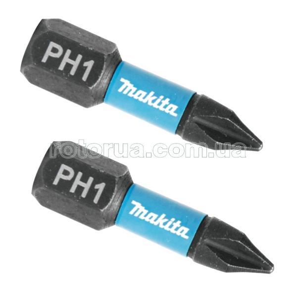 Ударная бита PH1х25 Impact Black Makita 2 шт &mdash; rotorua.com.ua