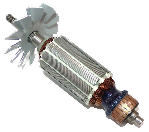 Якорь болгарки Procraft PW-1950, Протон МШУ-180/1250 180 мм L184 D41 &mdash; rotorua.com.ua