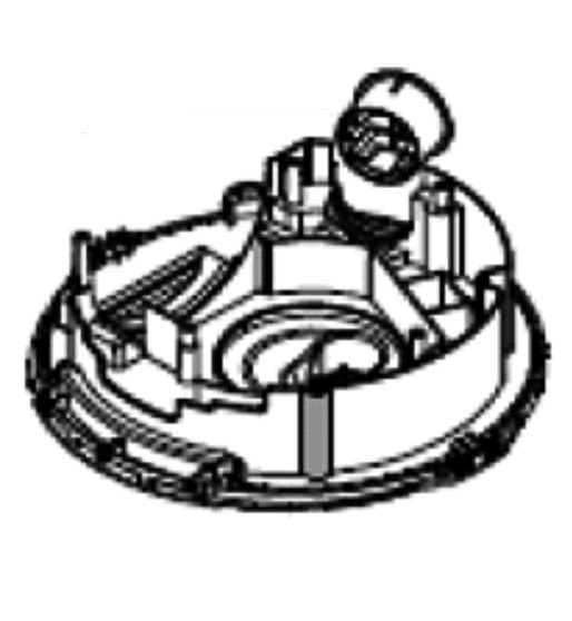 Корпус двигуна нижній пилососу Makita VC2512L, VC2012L, VC3011L — rotorua.com.ua