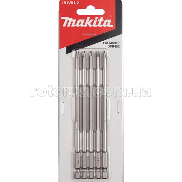 Бита D4,5 PH2х137 мм Makita 5 шт магазинного шуруповерта DFR452 &mdash; rotorua.com.ua