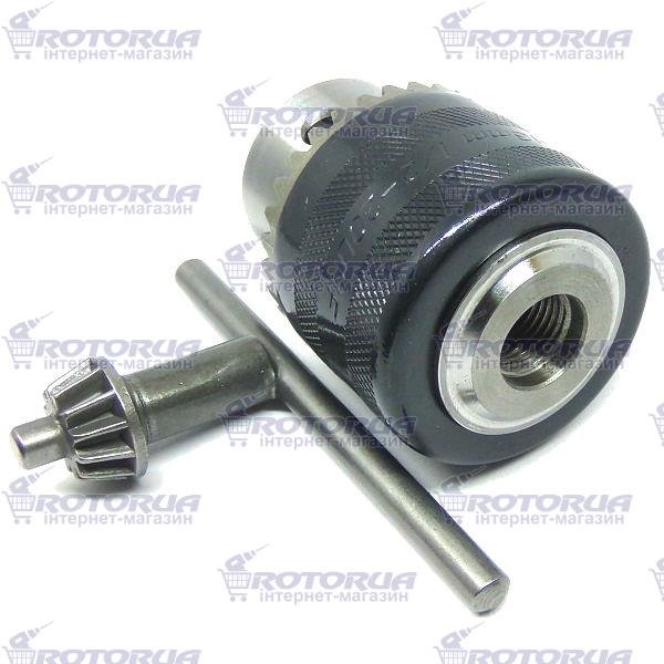 Патрон для дрели с ключом 1,5-13 мм 12х1,25 мм — rotorua.com.ua