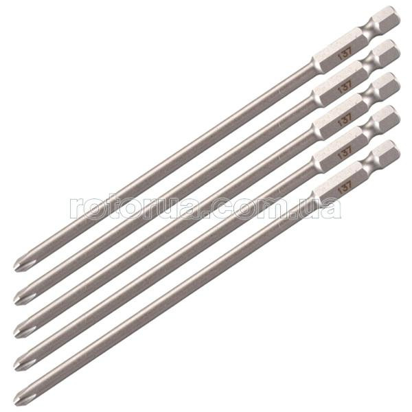 Бита D4,5 PZ2х137 мм Makita 5 шт магазинного шуруповерта DFR452 &mdash; rotorua.com.ua