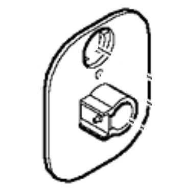 Держатель ламп фонаря Makita ML120, ML140, ML180 фото 1 &mdash; rotorua.com.ua