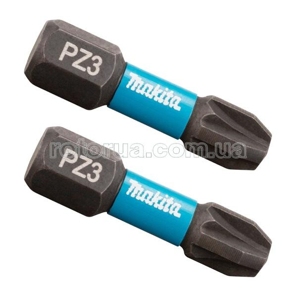 Ударная бита PZ3х25 Impact Black Makita 2 шт &mdash; rotorua.com.ua