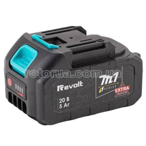 Аккумулятор Revolt Li-ion шуруповерта 20 V 5,0 A/h Extra power фото 1 &mdash; rotorua.com.ua
