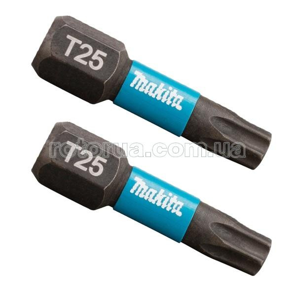 Ударная бита T25х25 Impact Black Makita 2 шт &mdash; rotorua.com.ua