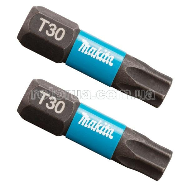 Ударная бита T30х25 Impact Black Makita 2 шт &mdash; rotorua.com.ua