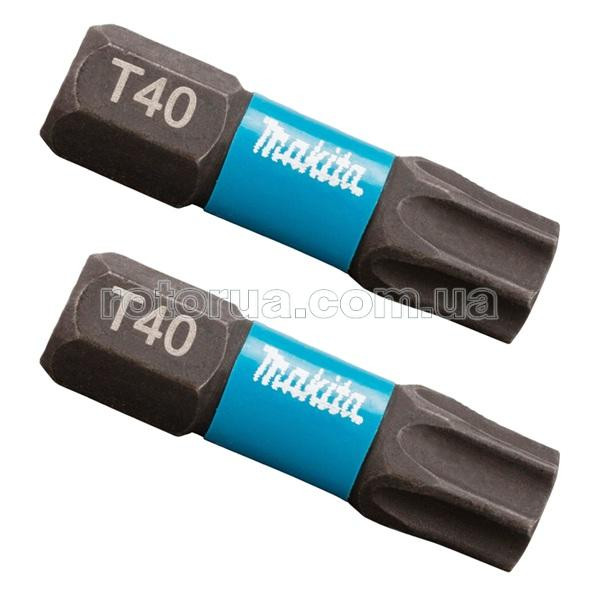Ударная бита T40х25 Impact Black Makita 2 шт &mdash; rotorua.com.ua