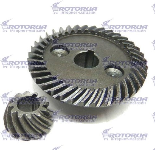 Шестерни коническая пара болгарки Ferm 125N фото 1 — rotorua.com.ua