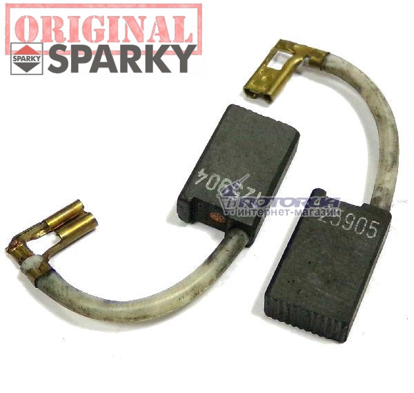 Вугільні графітні щітки Sparky 6,2х12,5 клема — rotorua.com.ua
