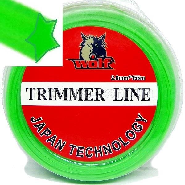 Лісочка струна косильна для тримера 2,0 мм 155 м 5 променів — rotorua.com.ua