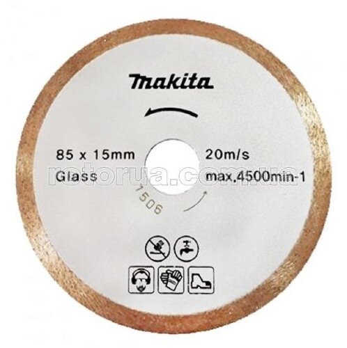 Алмазный диск по плитке Makita 85x0,9x4x15 B-21082 фото 1 &mdash; rotorua.com.ua