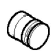 Боек перфоратора Makita HR3000C большой фото 1 — rotorua.com.ua