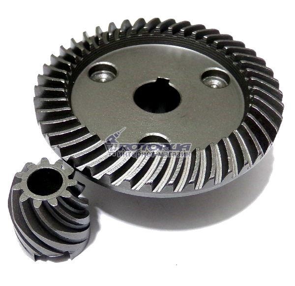 Шестерні конічна пара болгарки Кіров 230 шліц — rotorua.com.ua