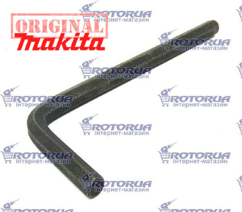 Шестигранный ключ Makita 5 мм фото 1 — rotorua.com.ua