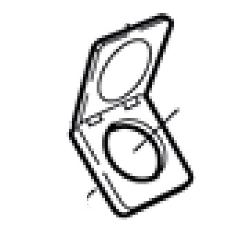 Кришка пилозбірника пилососа Makita 440, 445X — rotorua.com.ua