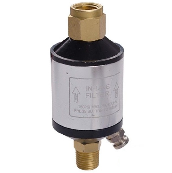 Міні фільтр для фарбувального пістолета метал Intertool PT-1403 — rotorua.com.ua